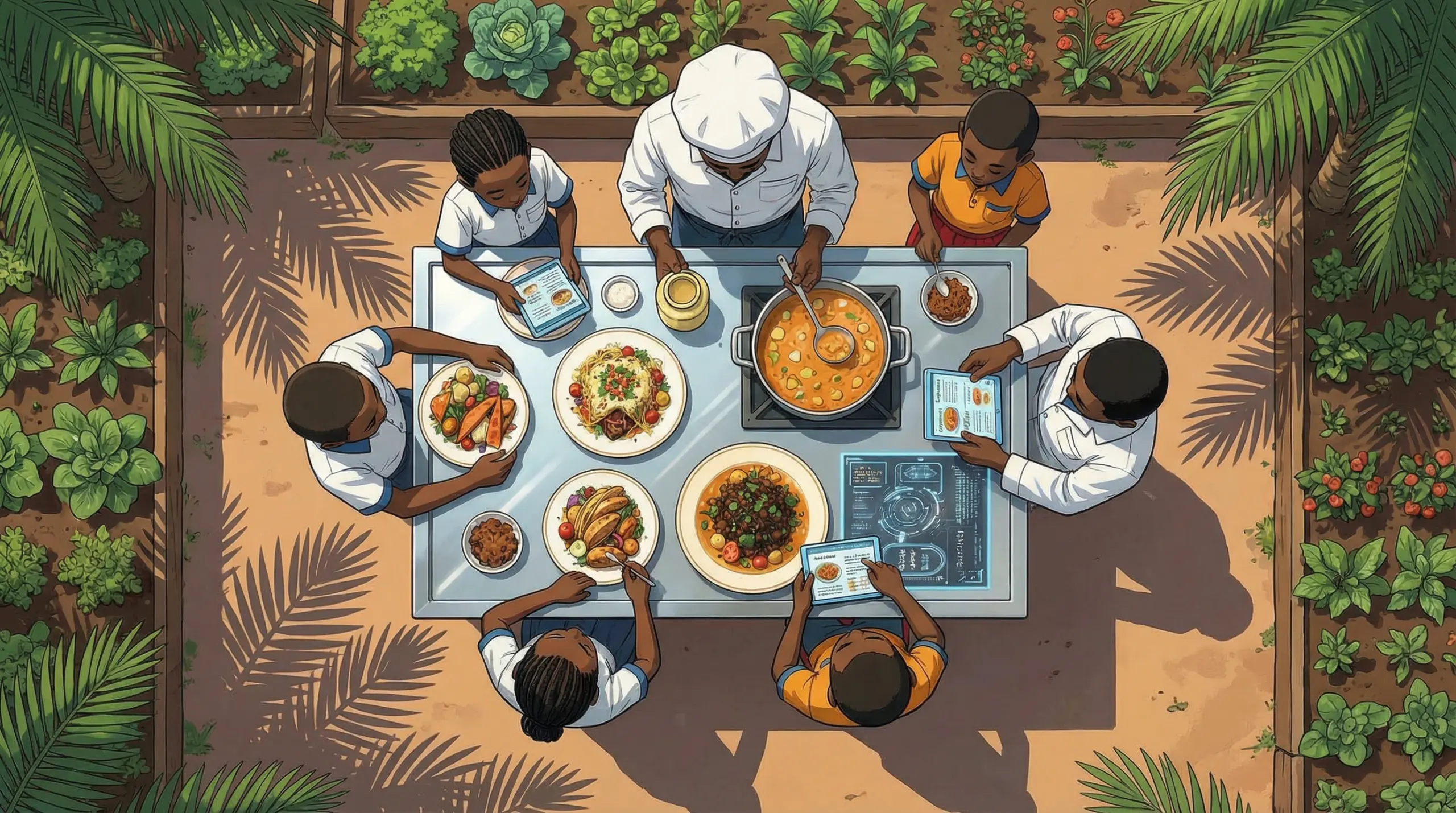 School Garden Cooking